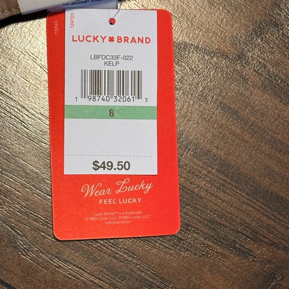 Lucky Brand Authentic Skinny Boys Khaki Pants Slacks Size 8 NWT - Picture 16 of 16